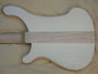 Jul 2003 Rickenbacker 4001/4 C64S, Natural Maple: Body - Rear
