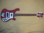 Rickenbacker 4003/4 S, Ruby: Full Instrument - Front