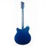 Rickenbacker 360/6 , Midnightblue: Full Instrument - Rear