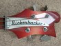 Rickenbacker 4003/4 , Fireglo: Headstock