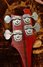 Rickenbacker 4001/4 , Burgundy: Headstock - Rear