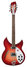 Rickenbacker 330/12 , Fireglo: Full Instrument - Front