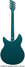 Rickenbacker 370/6 Mod, Turquoise: Full Instrument - Rear