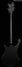 Rickenbacker 4003/4 S, Matte Black: Full Instrument - Rear