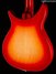 May 2020 Rickenbacker 350/6 V59, Fireglo: Body - Rear