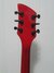 Rickenbacker 370/6 BH BT, Red: Headstock - Rear