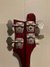 Rickenbacker 4001/4 Mod, Burgundy: Headstock - Rear
