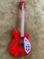 Rickenbacker 360/6 , Pillarbox Red: Full Instrument - Front
