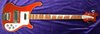Rickenbacker 4003/4 , Ruby: Full Instrument - Front