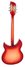 Rickenbacker 330/12 , Fireglo: Full Instrument - Rear
