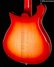 Aug 2021 Rickenbacker 620/12 , Fireglo: Body - Rear