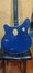 Dec 1973 Rickenbacker 360/6 Mod, Azureglo: Body - Rear