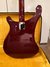 Dec 1974 Rickenbacker 480/6 , Burgundy: Body - Rear