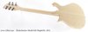 Rickenbacker 620/6 , Mapleglo: Full Instrument - Rear