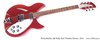 Rickenbacker 330/6 , Ruby: Full Instrument - Front