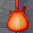 Jul 2015 Rickenbacker 660/6 Mod, Fireglo: Body - Rear