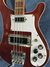 Rickenbacker 4001/4 , Burgundy: Close up - Free2