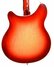 Apr 1989 Rickenbacker 370/12 RM, Fireglo: Body - Rear