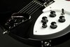 Rickenbacker 330/6 , Matte Black: Close up - Free