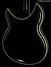Oct 2021 Rickenbacker 381/12 V69, Jetglo: Body - Rear