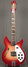 Rickenbacker 360/12 C63, Fireglo: Full Instrument - Front