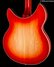 Jan 2022 Rickenbacker 360/12 C63, Fireglo: Body - Rear