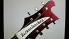 Rickenbacker 480/6 Mod, Burgundy: Headstock