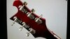 Rickenbacker 480/6 Mod, Burgundy: Headstock - Rear
