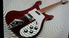 Rickenbacker 480/6 Mod, Burgundy: Body - Front