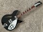 Rickenbacker 360/6 CB Checkered Binding, Jetglo: Full Instrument - Front