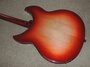 May 2015 Rickenbacker 330/6 , Fireglo: Body - Rear