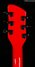 Rickenbacker 330/6 BH BT, Alarm Red: Headstock - Rear