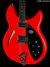 Rickenbacker 330/6 BH BT, Alarm Red: Body - Front
