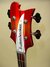 Rickenbacker 4005/4 XC 90th Anniversary, Amber Fireglo: Headstock