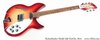 Dec 2014 Rickenbacker 330/6 , Fireglo: Body - Rear