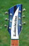 Oct 2007 Rickenbacker 381/6 V69, Blueburst: Headstock