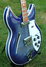 Rickenbacker 381/6 V69, Blueburst: Close up - Free