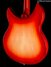 Rickenbacker 330/6 , Fireglo: Body - Rear
