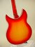 Rickenbacker 4005/4 XC 90th Anniversary, Amber Fireglo: Body - Rear