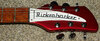 Rickenbacker 330/6 , Ruby: Headstock