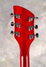 Rickenbacker 360/6 , Burgundy: Headstock - Rear