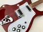 Rickenbacker 480/6 , Burgundy: Close up - Free2