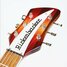 Rickenbacker 381/6 V69, Fireglo: Headstock