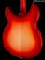 Mar 2022 Rickenbacker 330/12 , Fireglo: Body - Rear