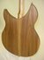 Apr 2022 Rickenbacker 330/6 , Natural Walnut: Body - Rear