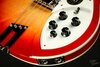 Rickenbacker 4005/4 XC 90th Anniversary, Amber Fireglo: Close up - Free
