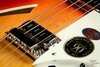 Rickenbacker 4005/4 XC 90th Anniversary, Amber Fireglo: Close up - Free2