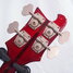 Rickenbacker 4001/4 , Burgundy: Headstock - Rear