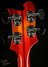 Rickenbacker 4005/4 XC 90th Anniversary, Amber Fireglo: Headstock - Rear