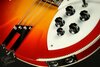 Rickenbacker 4005/4 XC 90th Anniversary, Amber Fireglo: Close up - Free